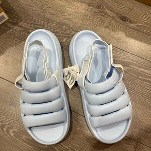 UGG Sport Yeah Slides in Light Blue